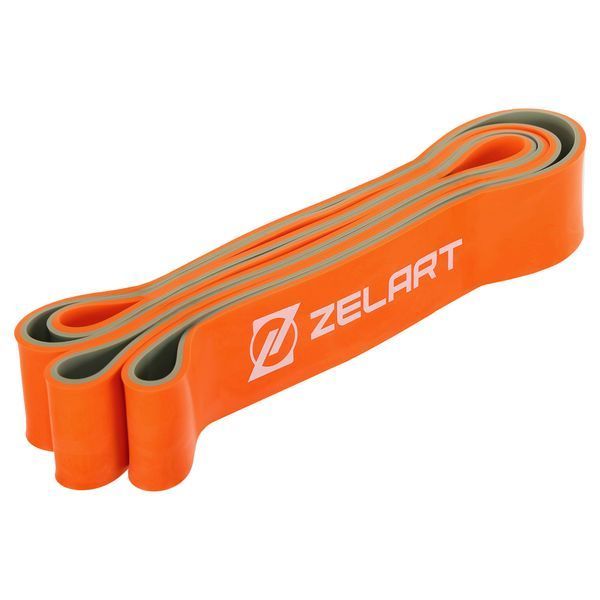Гума петля для підтягувань та тренувань стрічка силова Zelart POWER LOOP FI-5439-5 400г помаранчевий FI-5439-5 фото