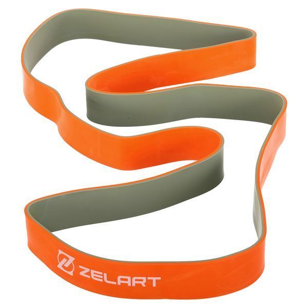 Гума петля для підтягувань та тренувань стрічка силова Zelart POWER LOOP FI-5439-5 400г помаранчевий FI-5439-5 фото