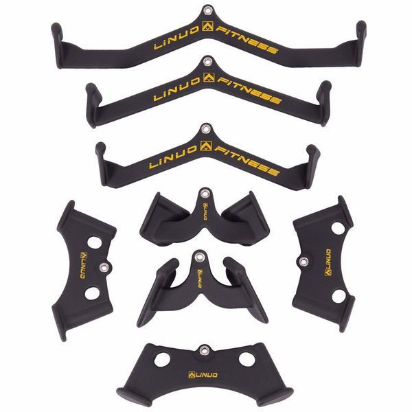 Рукоятка для тяги з вузьким хватом Triceps Grip нековзне покриття LINUO FITNESS SC-3706-34-1 чорний SC-3706-34-1 фото