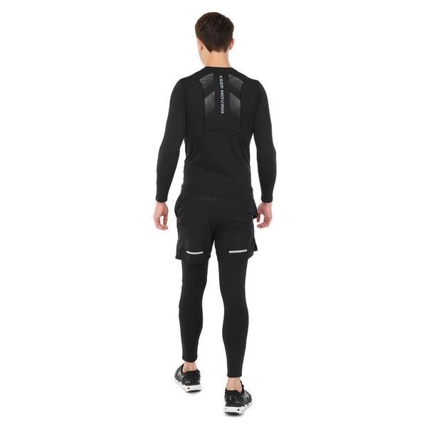 Компресійні штани тайтси з шортами 2в1 LIDONG LD-G0137 M-3XL кольори в асортименті LD-G0137 фото