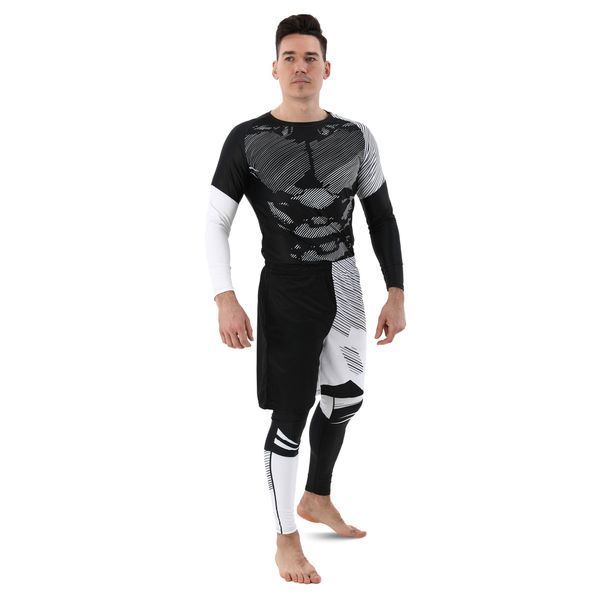 Шорты спортивные мужские Domino CK210-3 S-3XL черный-белый CK210-3 фото