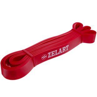 Резина петля для подтягиваний и тренировок лента силовая Zelart POWER BANDS FI-3917-R красный FI-3917-R фото