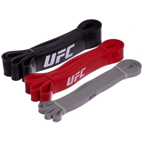 Резина петля для подтягиваний и тренировок лента силовая UFC POWER BANDS UHA-69168 HEAVY черный UHA-69168 фото