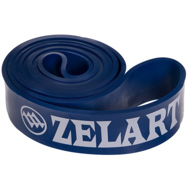 Гума петля для підтягувань та тренувань стрічка силова Zelart POWER BANDS FI-0889-4 POWER BAND 25-57кг синій FI-0889-4 фото
