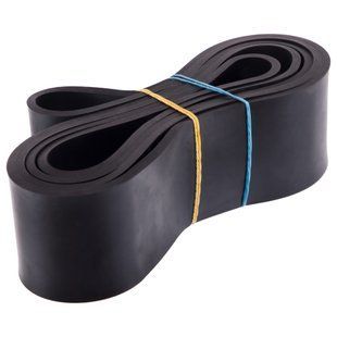 Резина петля для подтягиваний и тренировок лента силовая SP-Sport Fitness LINE FI-9584-6 120-175кг черный FI-9584-6 фото