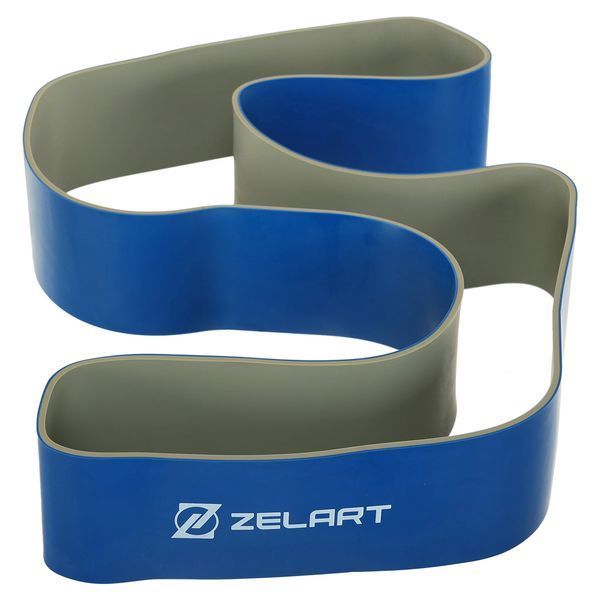 Гума петля для підтягувань та тренувань стрічка силова Zelart POWER LOOP FI-5439-7 754г сірий FI-5439-7 фото