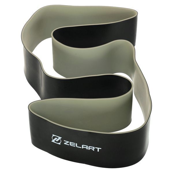 Гума петля для підтягувань та тренувань стрічка силова Zelart POWER LOOP FI-5439-8 917г чорний FI-5439-8 фото