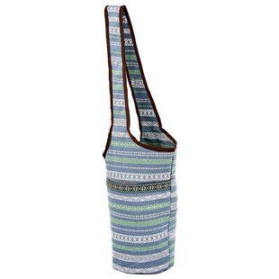 Сумка для йоги через плечо KINDFOLK Yoga bag SP-Sport FI-8364-3 сірий-синій FI-8364-3 фото