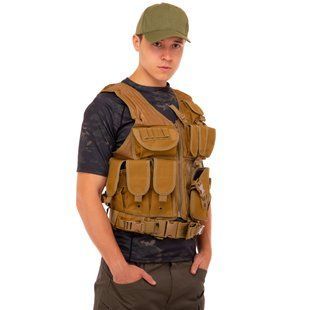 Розвантажувальний жилет універсальний на 8 кишень Military Rangers ZK-27 кольори в асортименті ZK-27 фото