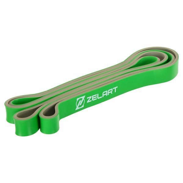 Гума петля для підтягувань та тренувань стрічка силова Zelart POWER LOOP FI-5439-3 191г салатовий FI-5439-3 фото
