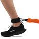 Поводок-амортизатор для тренировок на скорость и реакцию Zelart ANKLE STRAP FI-6555 черный-оранжевый FI-6555 фото 10