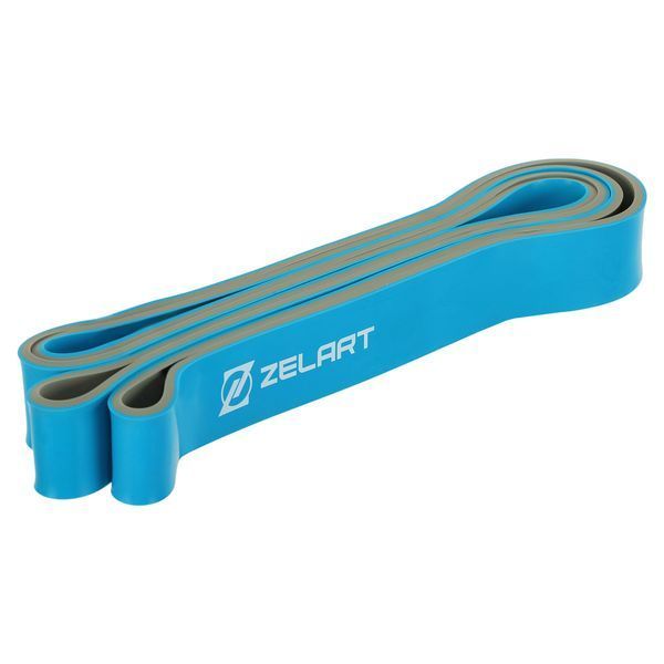 Гума петля для підтягувань та тренувань стрічка силова Zelart POWER LOOP FI-5439-4 291г синій FI-5439-4 фото