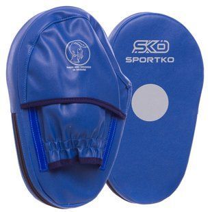 Лапа боксерська пряма подовжена тренувальна Кожвініл SPORTKO PD3 30x20x5см 2штуки кольори в асортименті PD3 фото